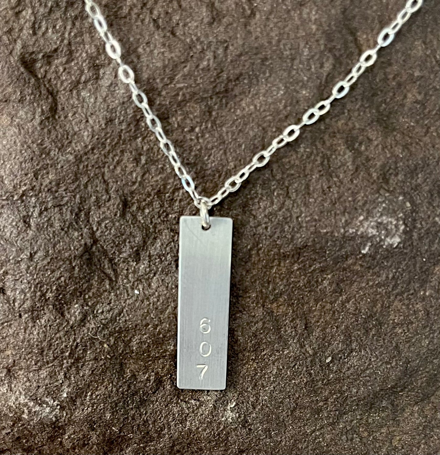 607 Area Code Necklace
