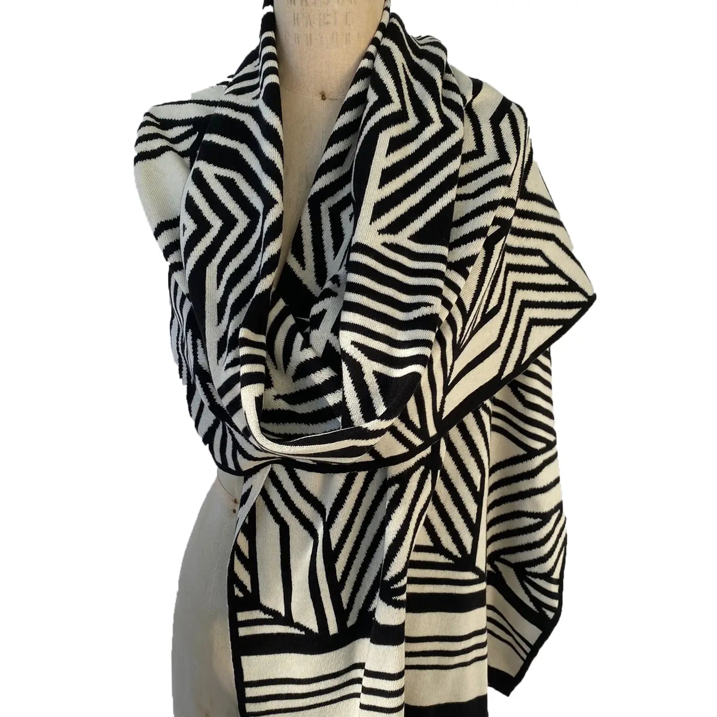 Cotton Knit Shawl