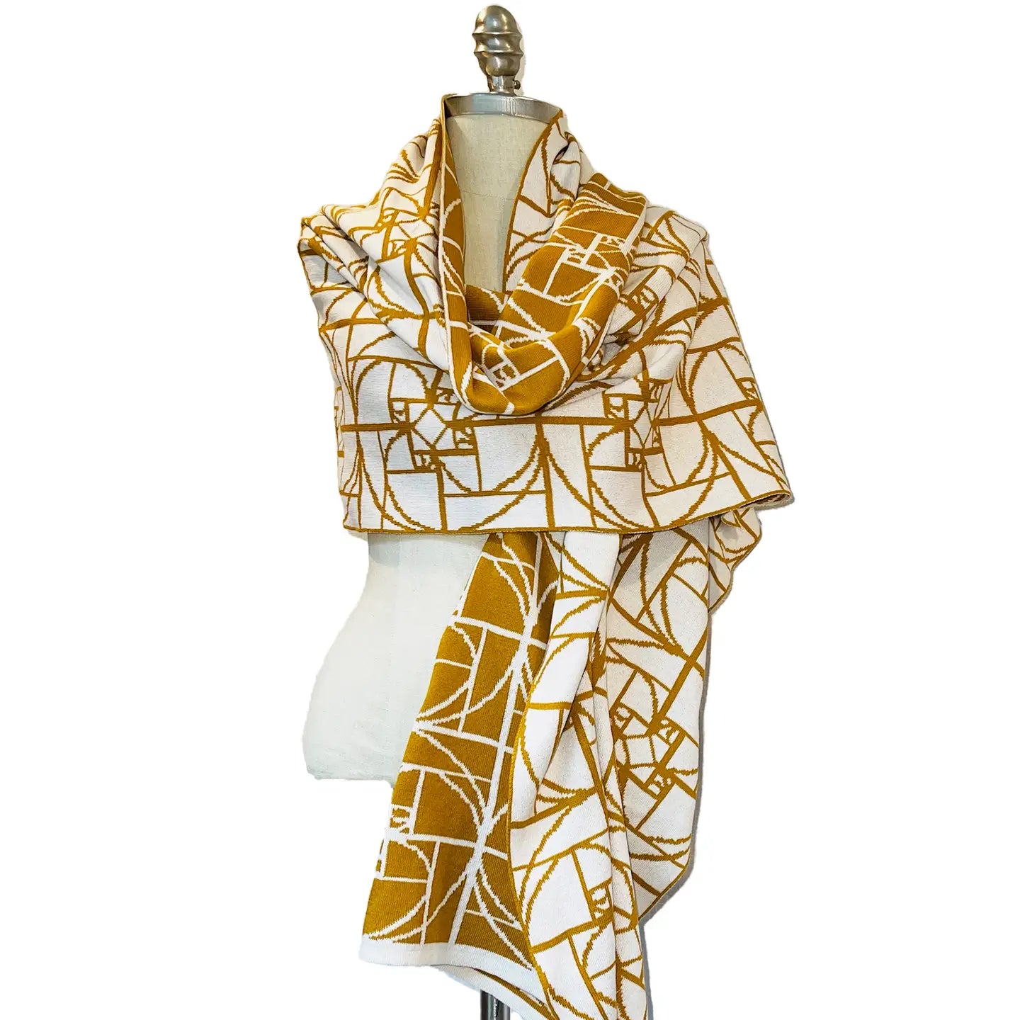 Cotton Knit Shawl