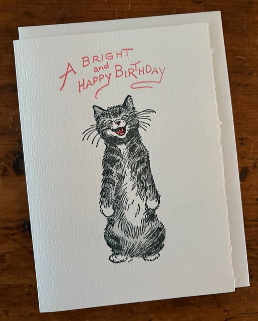 A Bright and Happy Birthday Card