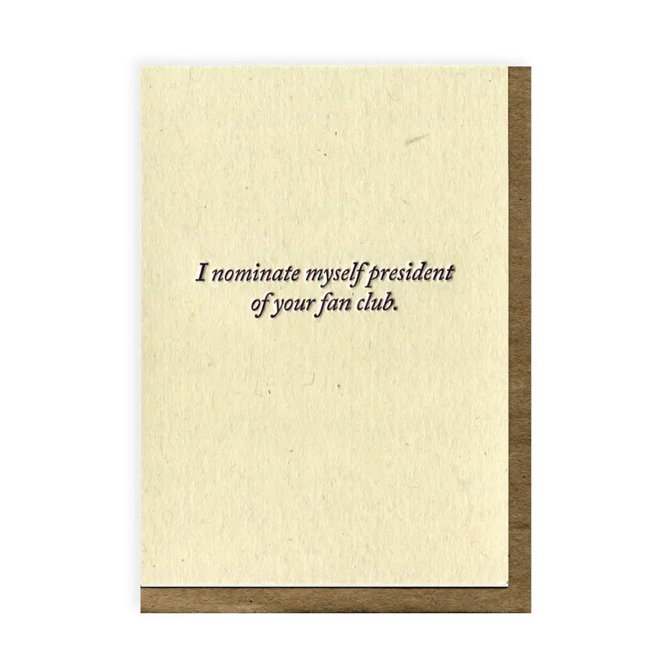 Fan Club Card