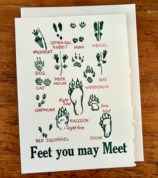 Feet You May Meet Card