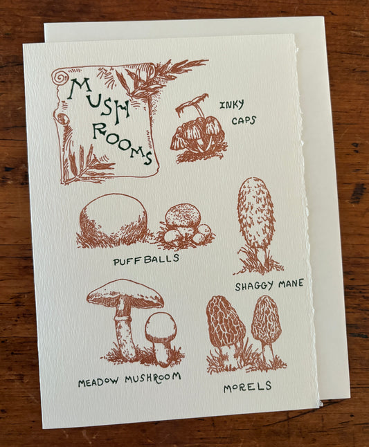 Mushrooms Card