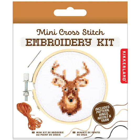 Deer Embroidery Cross Stitch