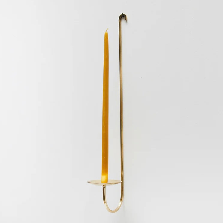 Brass Wall Candle Holder