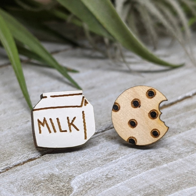 Unpossible Cuts Wooden Earrings