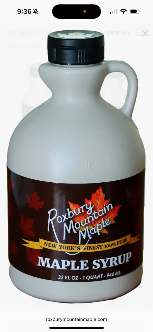 RMM Maple Syrup Quart Jug