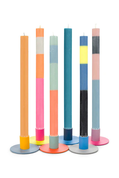 Two-Tone Metal Candleholders