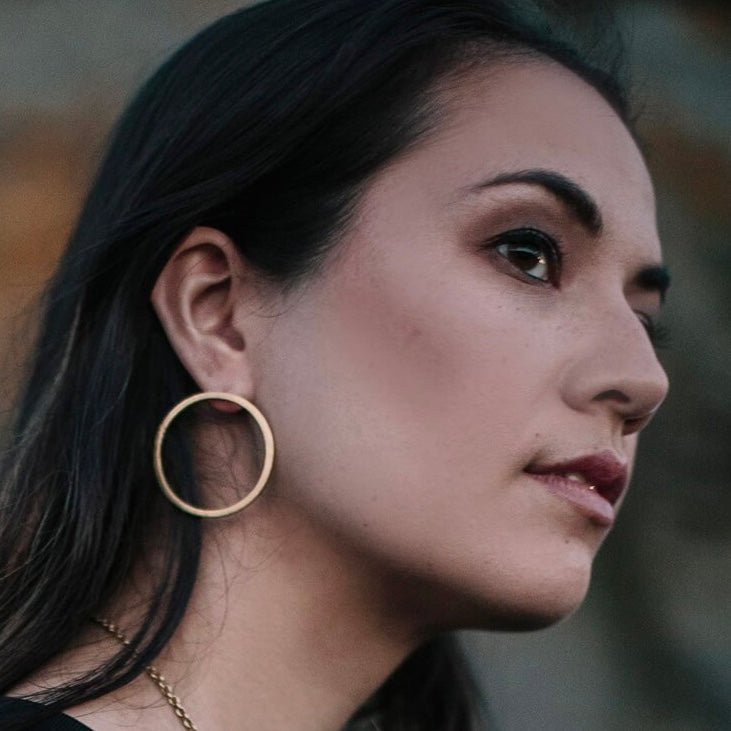 Hoop and Bar Earrings