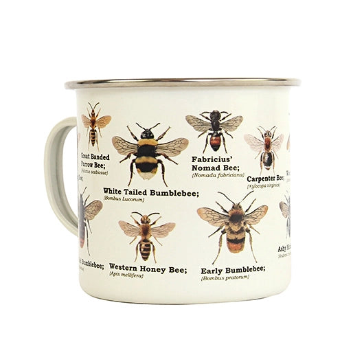 Enamel Bee Mug