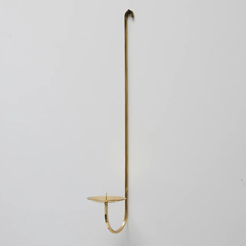 Brass Wall Candle Holder