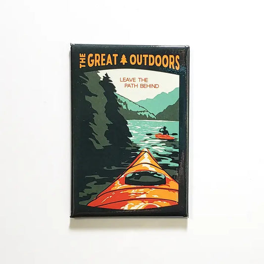 Kayak on a Lake Magnet