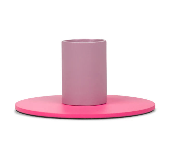 Two-Tone Metal Candleholders