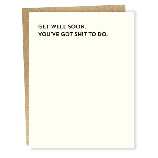 Get well soon.
