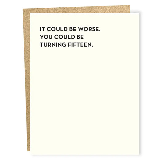 It could be worse.