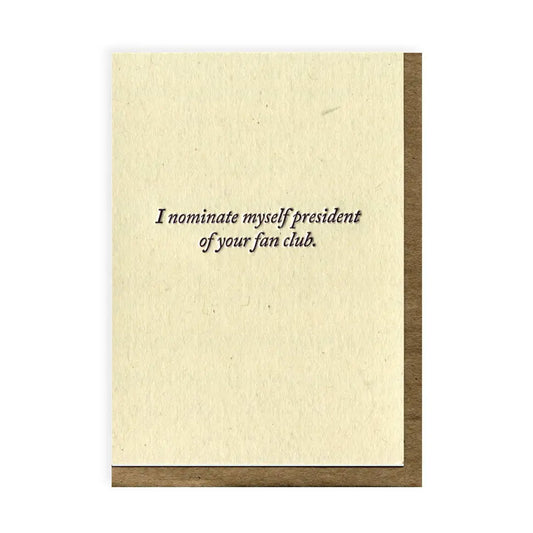Fan Club Card