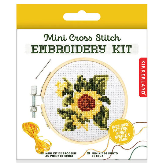Sunflower Embroidery Kit