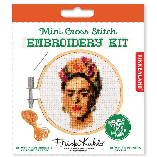 Frida Kahlo Embroidery Cross Stitch Kit