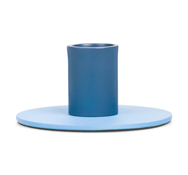 Two-Tone Metal Candleholders